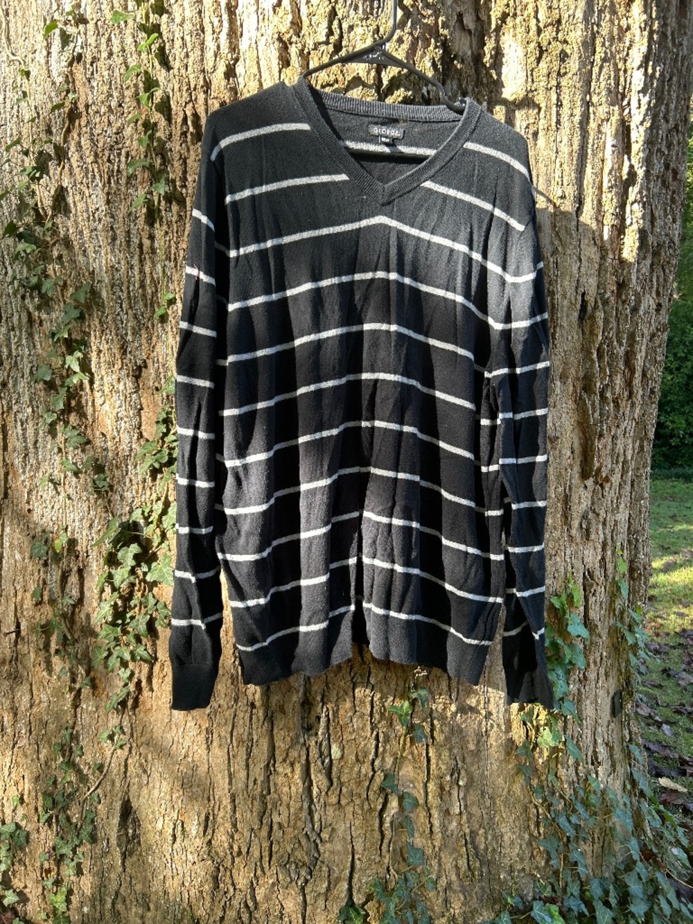 Men’s stripe sweater 2XL